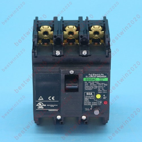 1PC  Fuji EG53AC 3P 50A circuit breaker Fast shipping