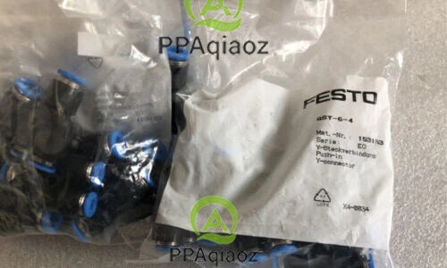 10PC  FESTO QSY-6-4 153153 Fittings QSY64 Free Shipping