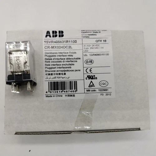 10PC  abb CR-MX024DC2L RELAY MODULE in box Fast Delivery