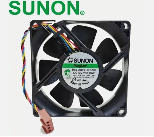 1PC  40.8CFM 0.219A cooling fan  MF80201VX-Q060-S99 8020 12V 2.63W