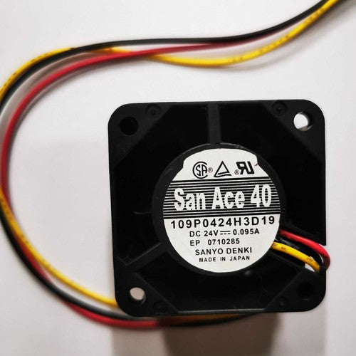 One For SANYO  DENKI 109P0424H3D19 DC24V 0.095A Cooling Fan Free Shipping