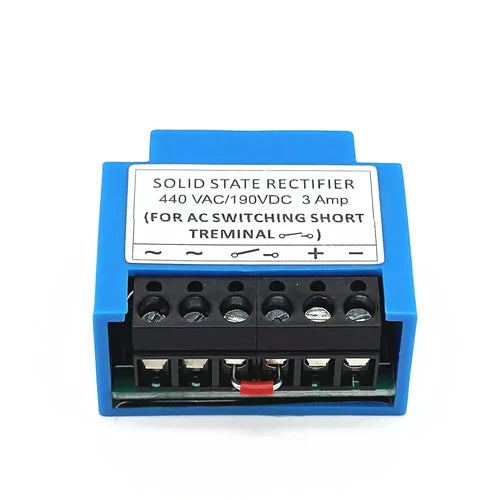1X half wave brake rectifier module SOLID STATE RECTIFIER 440VAC/190VDC 3Amp