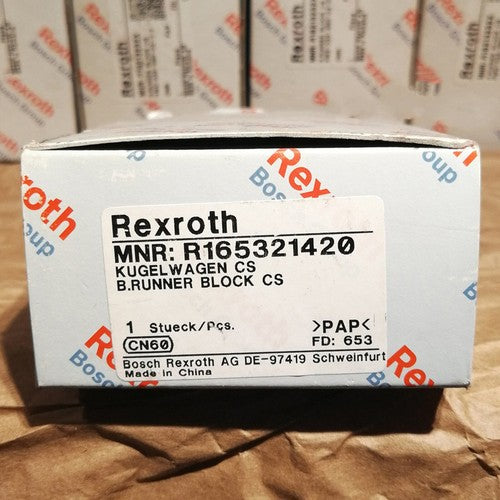 1pc  R165321420 REXROTH RUNNER BLOCK BALL BEARING Fast Delivery