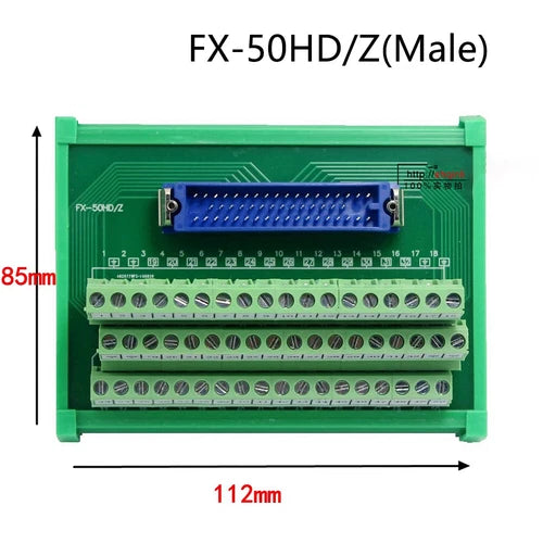 1PCS For FX-50HD/Z FX-50HD/K  Robot 50-pin Terminal Block Splitter