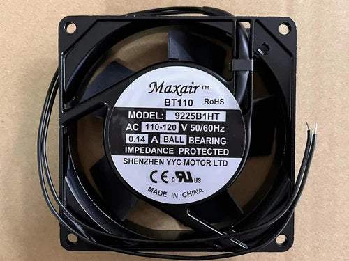 1PC   110-120V 0.14A 9CM 9025 9225 2-wire Cooling fan BT110 9225B1HT Axial Fan