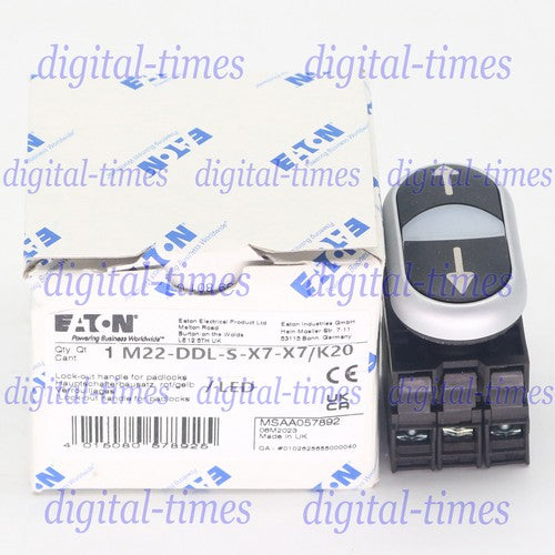 1PC  Two button Eaton moeller M22-DDL-S-X7/X7/K20/LED 24V Free shipping#LJ