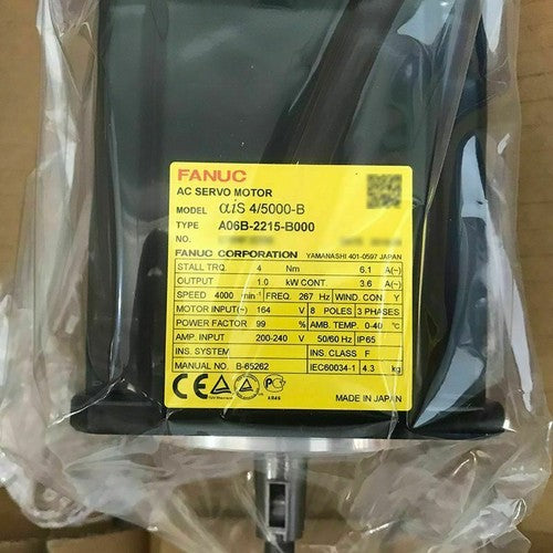 For FANUC A06B-2215-B000  servo motor Free Shipping