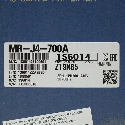 MR-J4-700A  MITSUBISHI MRJ4700A SERVO DRIVE