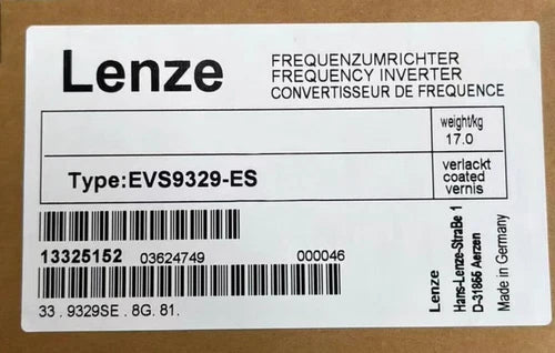 1 PC EVS9329-ES  LENZE EVS9329ES SERVO INVERTER
