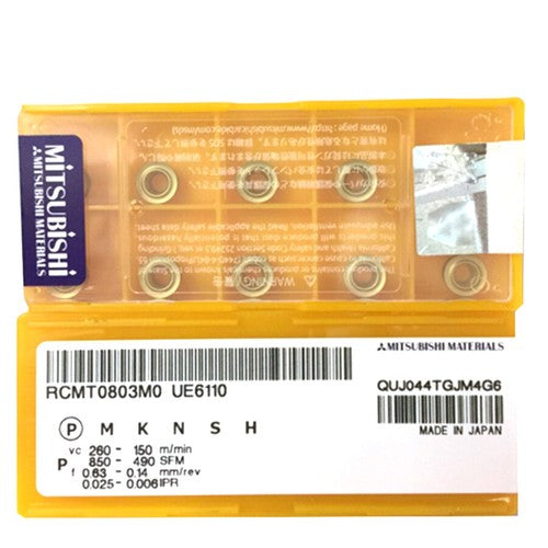 MITSUBISHI RCMT0803MO UE6110 Carbide Inserts CNC