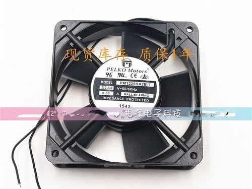 1 pcs PELKO Motors Fan PM1225HA2B-7 AC220V 12025 12CM 2 wire cooling fan