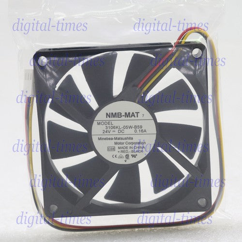 One For Fanuc  3106KL-05W-B59 24V DC 0.16A NMB Cooling Fan Free Shipping