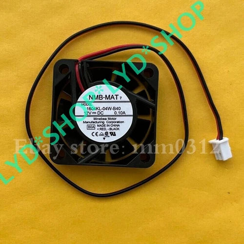 1PC 2-wire cooling fan   1604KL-04W-B40 12V 0.10A 40*40*10MM