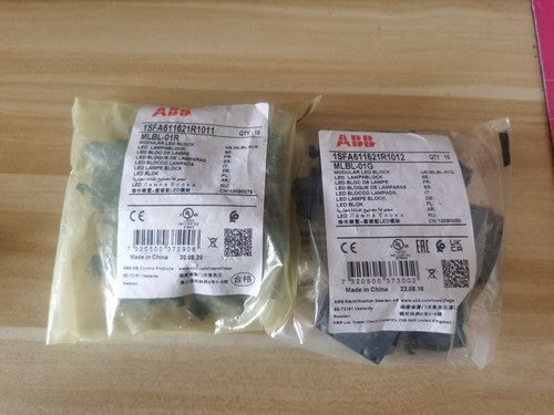 10PCS  ABB MLBL-01R/G/Y/L/W LED LAMPABLOCK ,24VAC/DC