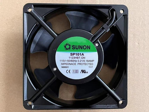 1X for   Aluminum frame chassis fan 115V 120*120*38MM  SP101A 1123HBT.GN