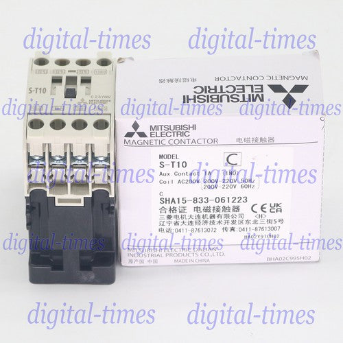 MITSUBISHI S-T10 220VAC Contactor Free shipping#LJ