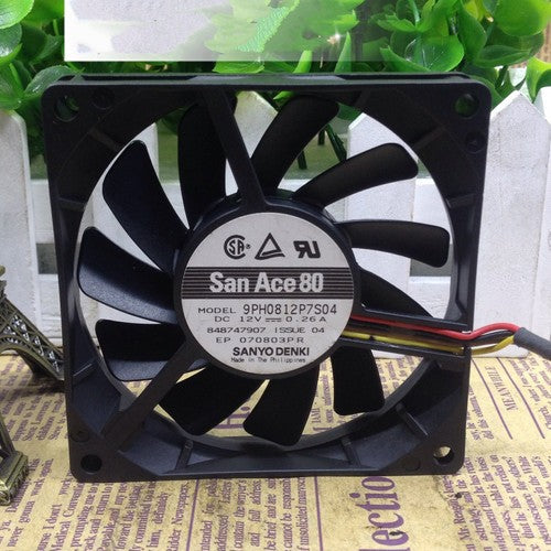 One For SANYO  9PH0812P7S04 12V 0.26A 8015 4-Wire cooling fan Free Shipping