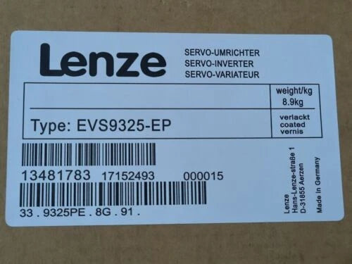 1 PC EVS9325-EP  LENZE EVS9325EP SERVO DRIVE