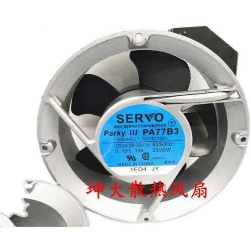 1 PCS SERVO Fan Parky PA77B3 AC220V 0.13A 172*51MM AC fan aluminum frame