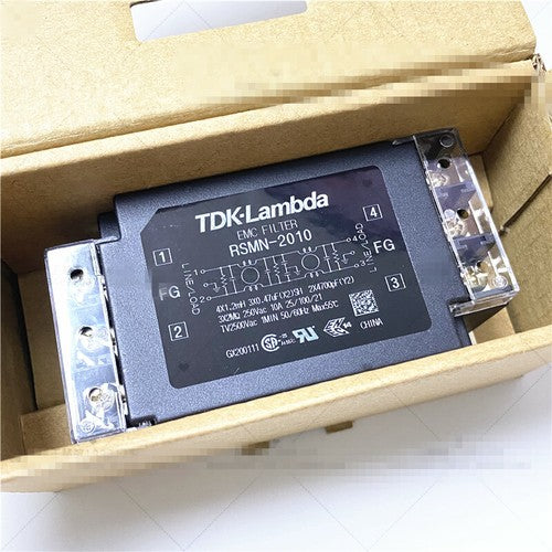 1pc RSMN-2010 TDK-Lambda Power Line Filter EMC Filter 250 VAC 10A Screw