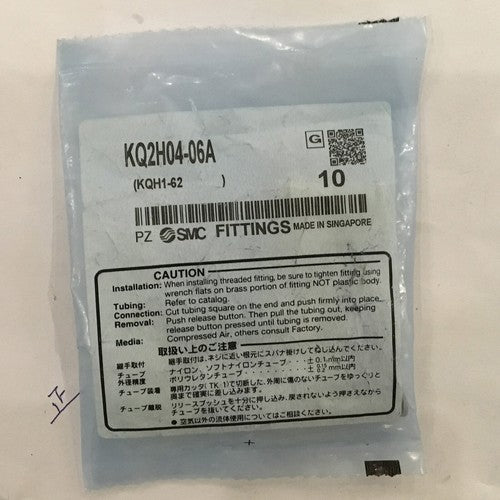 1Bag/10pcs  SMC KQ2H04-06A KQ2H04-06A Fittings Free shipping