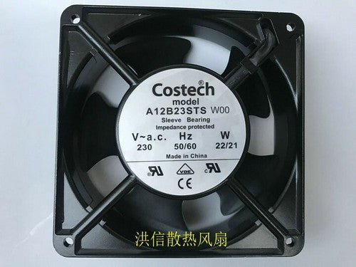 1 PCS Costech Fan A12B23STS W00 AC 230V 22/21W cooling fan Insert type