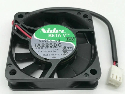 1PC  Fan 6cm 60*15MM 3 Pin  TA225DC H34587-55 DC12V 0.17A