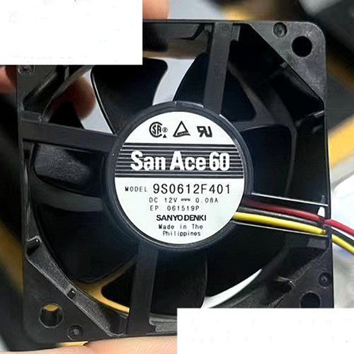 One For SANYO  9S0612F401 6CM 6025 12V 0.08A double ball mute cooling fan