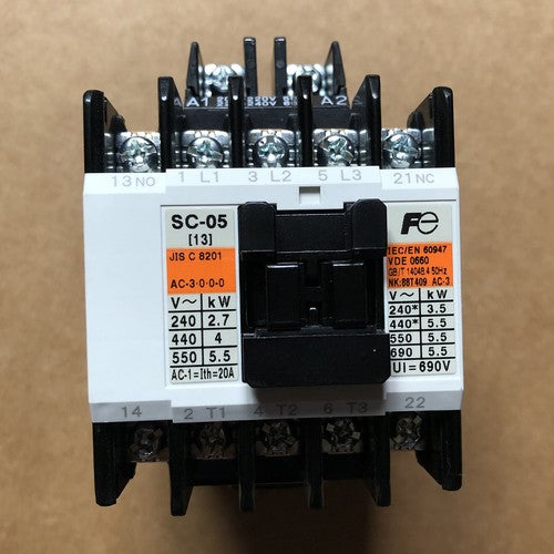 One  Magnetic Contactor For FUJI SC-05 220V Free Shipping