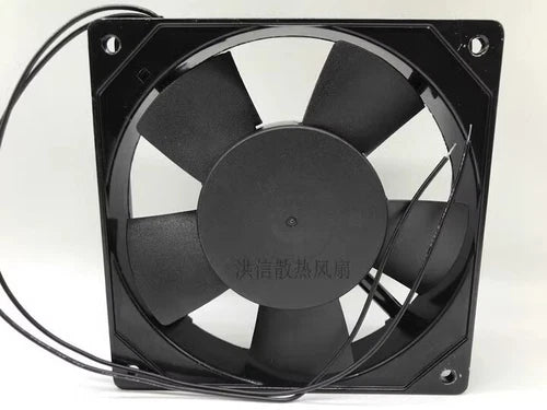 1 pcs  fan  12cm 12025 2 wire Aluminum frame YY12025HBL2 AC20V/240V