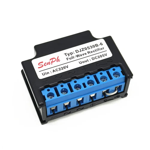 1X  full-wave brake rectifier module Typ DJZ0530B-6 INPUT 220VAC OUTPUT 205VDC