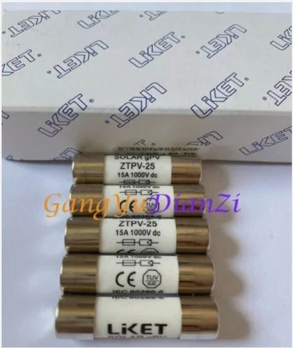 QTY:5 FOR DC1000V 15A ZTPV-25 Fuse  Solar PV 10*38mm