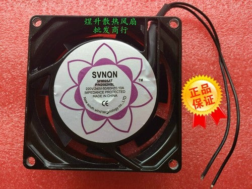 1 PCS SVNQN Fan SF8025AT 2082HSL AC220V-240V 0.10A 8025 8cm 2 wire cooling fan