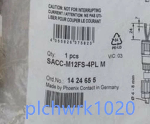 1 PCS  SACC-M12FS-4PL M 1424655 Connector