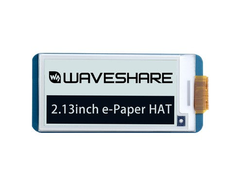 Waveshare 2.13inch e-Paper Hat E-Ink Display SPI for RPi 4B 3B+ Zero/Zero W