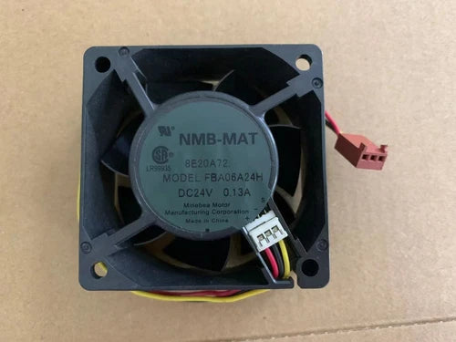 1X for   60*60*25mm 3pin FBA06A24H fan DC24V 0.13A 3W 19.1CFM