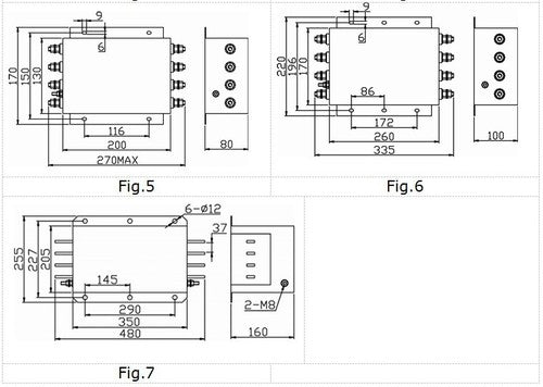 1PC  Three-phase Four-wire Power Filter Inductor 30A 380V/440V AN-30D12EB