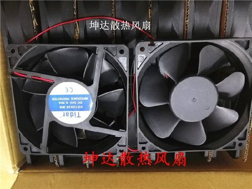 1 PCS Tidar Fan VD12038 MS DC24V 0.30A 120x120x38mm 2 wire cooling fan