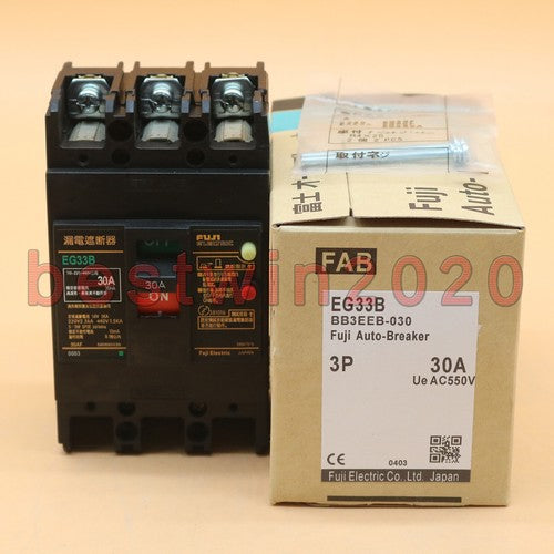 Fuji Electric EG33B 3P 30A  Leakage Circuit Breaker