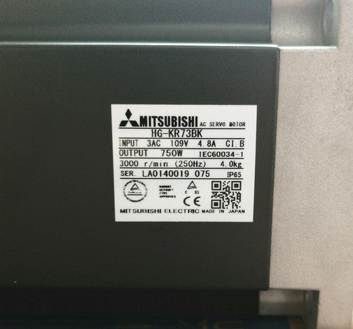 Mitsubishi AC servo motor HG-KR73BK 750W