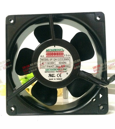 1 PCS MECHATRONIC UF12A12/23 BWH 12038 12CM AC115/230V dual voltage Fan 4 WIRE