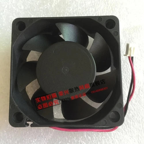 1 PCS   Fan  0.60A 60*60*25mm 2 wire cooling fan EFC-06E12D-A006 DC12V