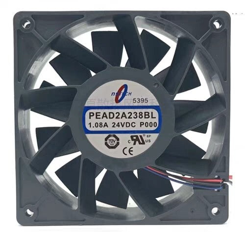 1 PCS AAVID Fan PEAD2A238BL DC24V 1.08A 12038 12CM 3 wire cooling fan