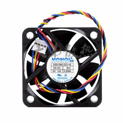 1PC  4pin PWM Car Audio Cooling Fan G5015M12D1+6 DC 12V 0.2A 50*50*15mm