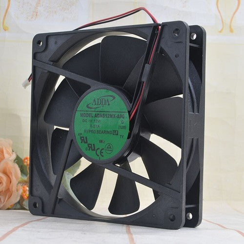 1 PCS ADDA Fan ADN512MX-A90 DC 12V 0.27A 135*135*25mm 2-wire cooling fan