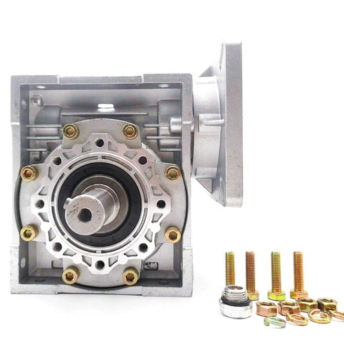 1PC NMRV075 NEMA42/52 Ratio 10 15 20 25 30 40 50 60 80 100:1 Gear Speed Reducer