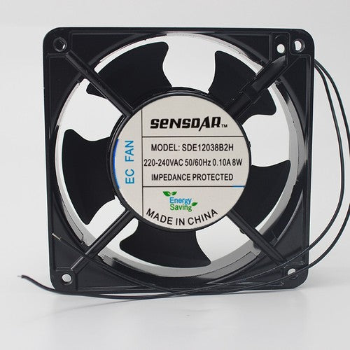 1 PCS SENSDAR EC Fan SDE12038B2H AC 220V-240V 0.10A 12038 120*120*38mm 2 Wire