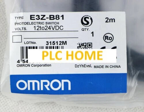 Omron E3Z-B81 Photoelectric Switch Proximity Senser Cable 2M E3ZB81 #P