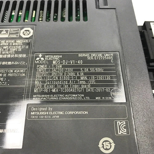 Mitsubishi MDS-DJ-V1-40 Servo Drive 1PC  MDSDJV140 ping