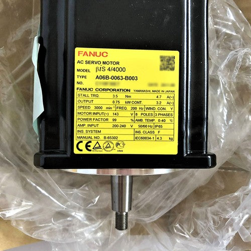 For FANUC A06B-0063-B003  servo motor Free Shipping